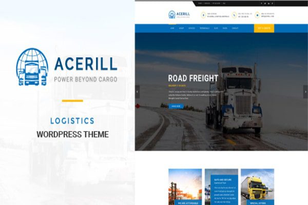 Acerill auto service WordPress theme