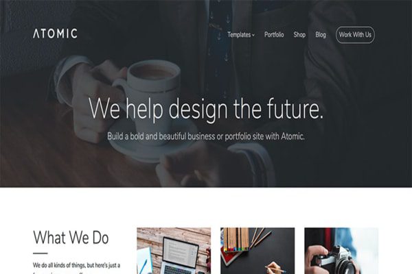 Atomic WordPress theme