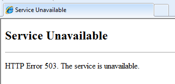 503 Service Temporarily Unavailable Error In WordPress