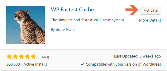 wp-fastest-cache-wordpress plugin