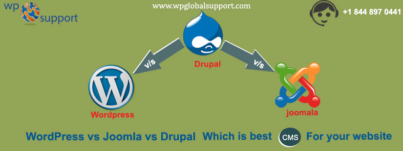 WordPress vs Joomla vs Drupal: Which is best CMS for your Website?