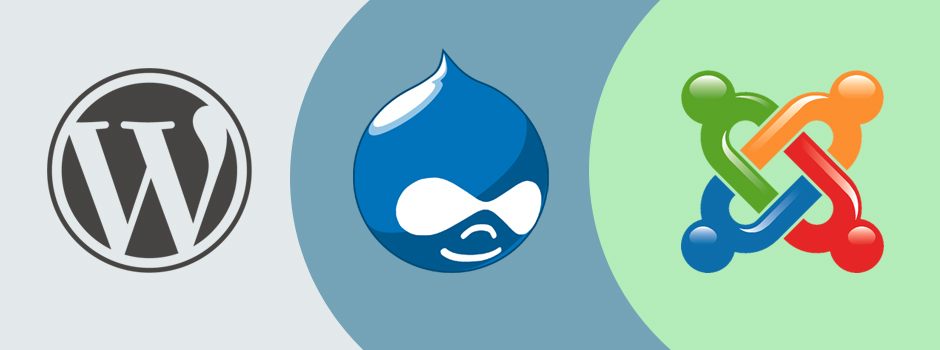 WordPress vs Joomla vs Drupal