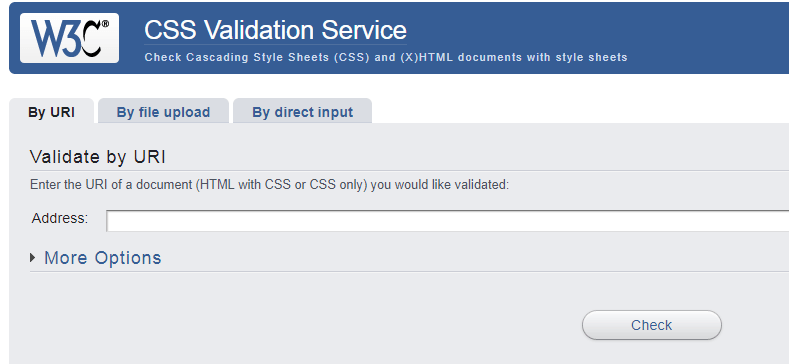 WordPress w3c validation CSS