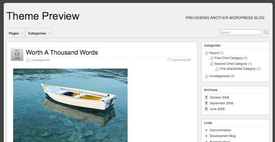 Wordpress theme