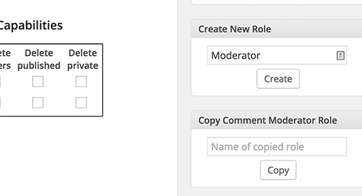 custom user role