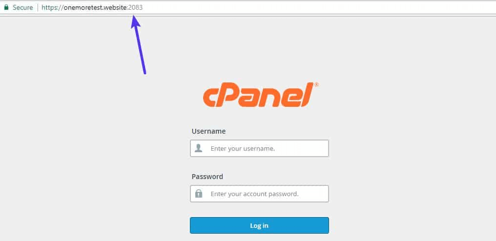 cPanel in wordpress