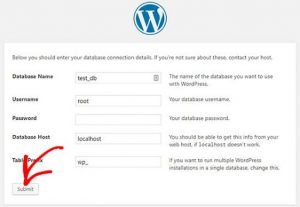 Test_db columns WAMP