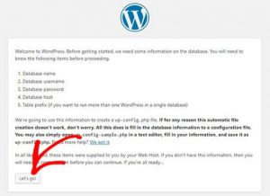 WAMP WordPress database information