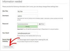 Install WordPress WAMP