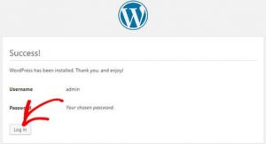 Login WordPress through WAMP Installation