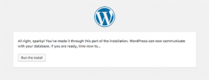 Run Installation