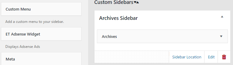 wordpress sidebar