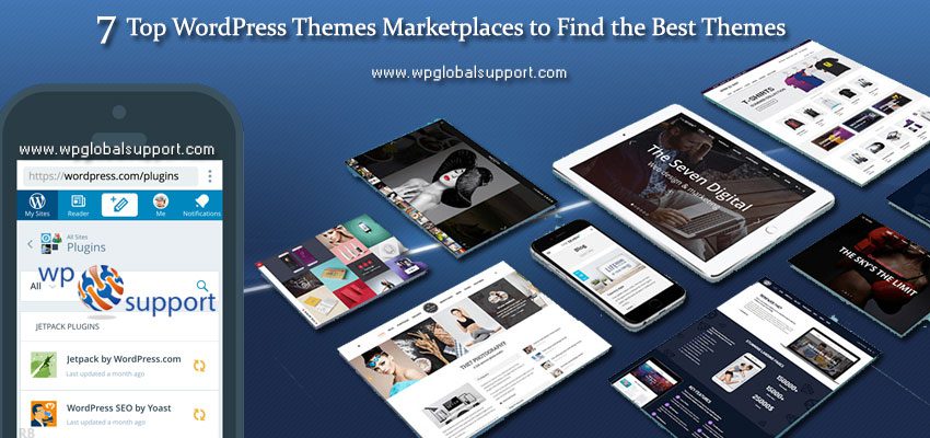 7 Top WordPress Themes Marketplaces to Find the Best Themes