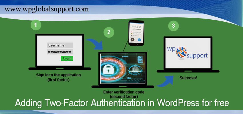 Adding Two-Factor Authentication in WordPress for free