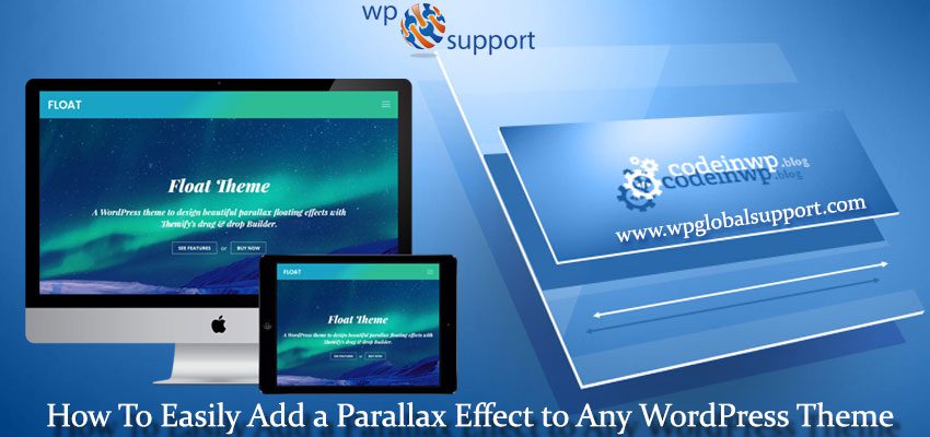 How To Easily Add a Parallax Effect to Any WordPress Theme