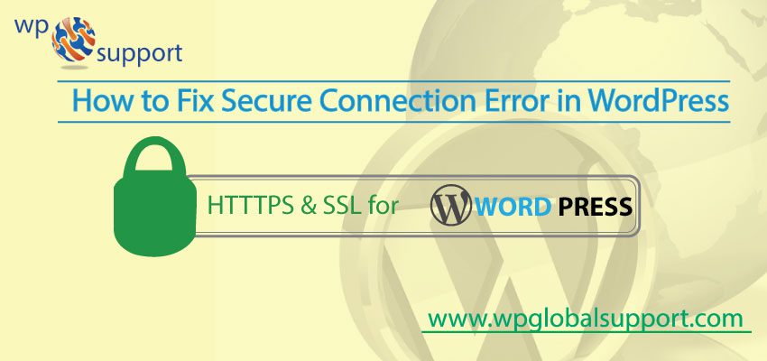 Fix Secure Connection Error in WordPress