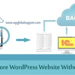 How to Restore WordPress Website Without a Backup