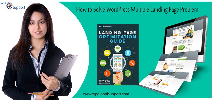 wordpress multiple lading page problem