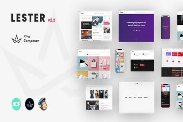 Lester Multi-purpose WP theme 