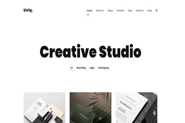 Uniq creative WP theme 