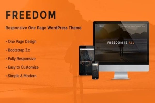 freedom WordPress theme