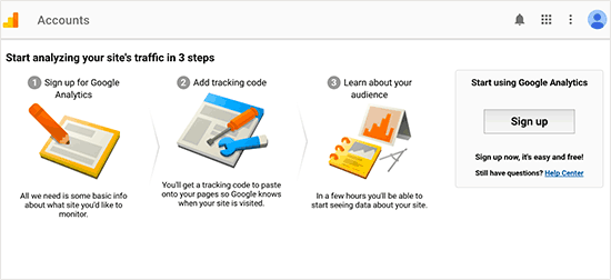 google analytics setup