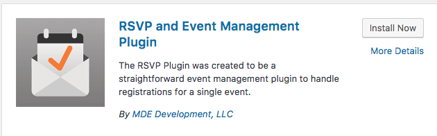 RSVP and Event Management Plugin