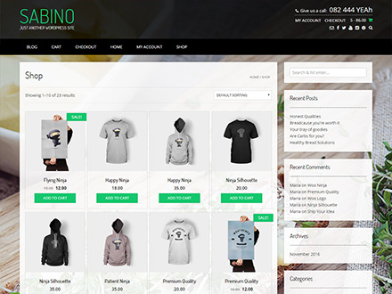 Sabino WooCommerce Theme