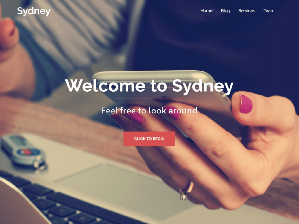  Sydney wordpress theme - A fast and free woocommerce theme