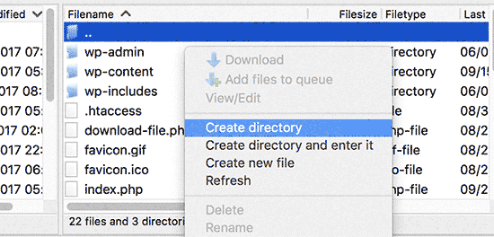 create-subdirectory