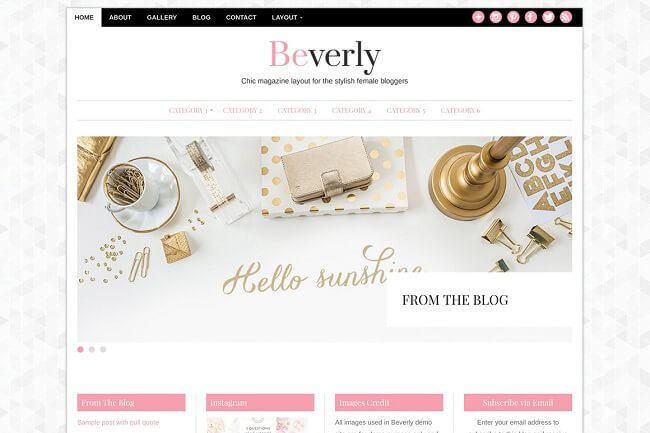 WordPress Themes for Fashion Blogs 