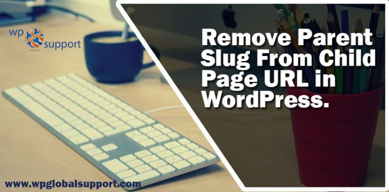 wordpress remove parent page slug from url