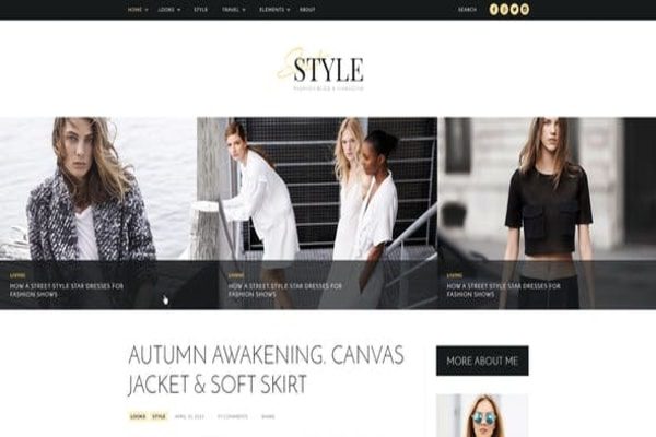 Street style fashion WP theme