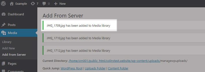 Bulk Upload Files In WordPress