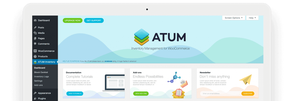 Atum Inventory Management Plugin