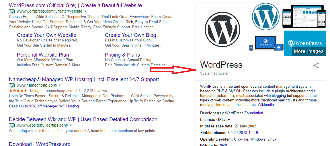 wordpress knowledge graph