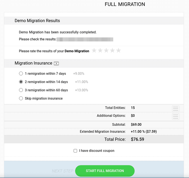 Full Migration