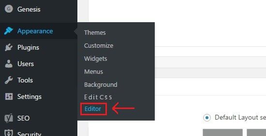 Appearance editor