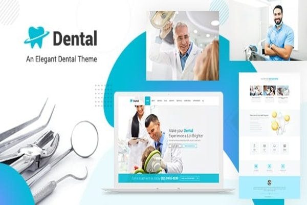 Dental clinic WordPress theme 