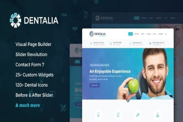 Dentalia WordPress theme 