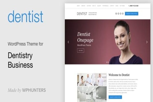 Dentist WordPress theme