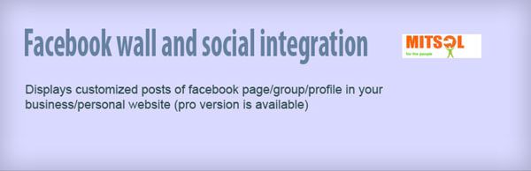 Facebook Wall and Social Integration