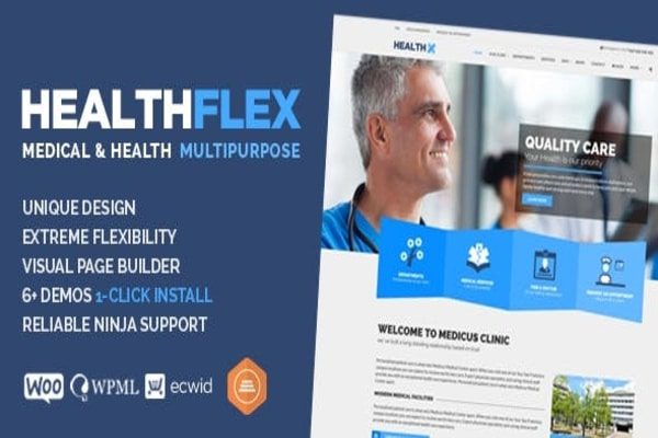 Healthflex health WordPress theme