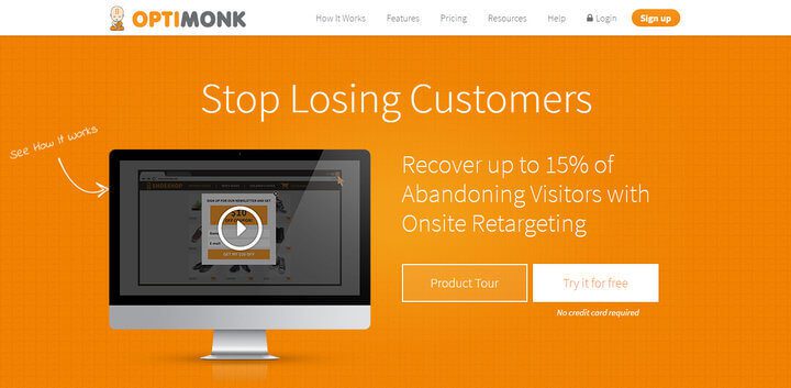 Optimonk WooCommerce Cart Abandonment Plugins