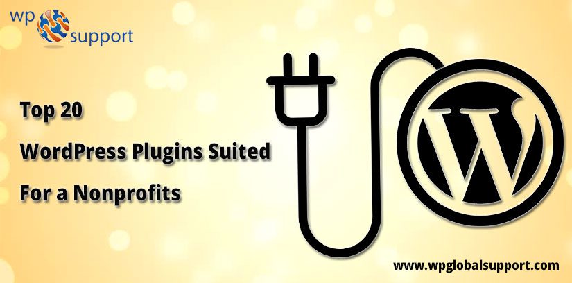 Top 20 WordPress Plugins Suited For a Nonprofits