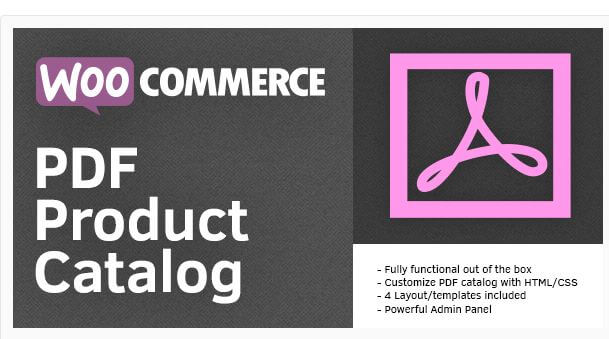 WooCommerce pdf catalog