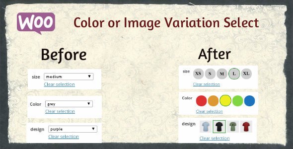 Woocommerce Color or Image Variation Swatches plugin