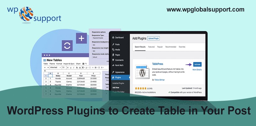 Plugin to Create Table
