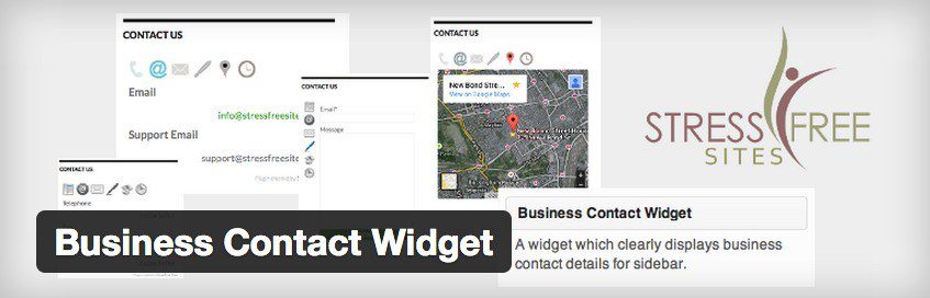 business contact widget