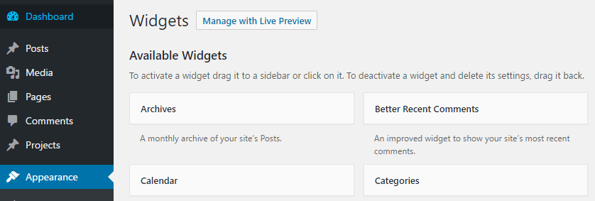 comments widget